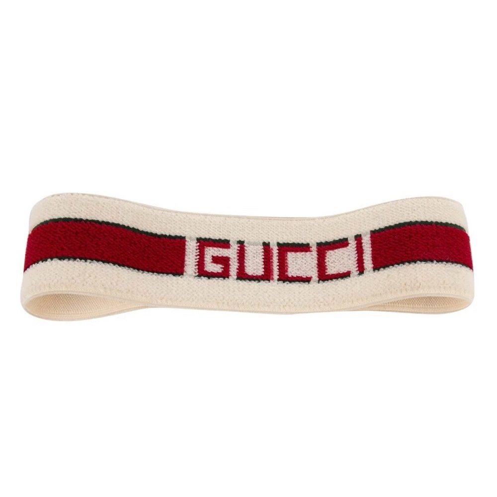 Gucci Red and Cream Hairband